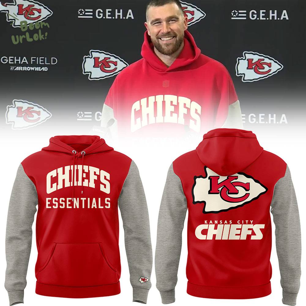 Limited Edition Chiefs Travis Kelce Essentials Hoodie Limited Edition Chiefs Travis Kelce Essentials Hoodie