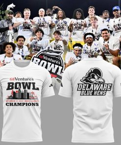 Limited Edition Delaware 68 Ventures Bowl Champions Shirt