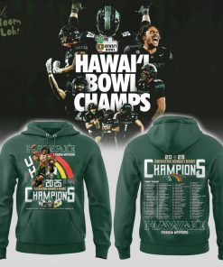 Limited Edition Hawaii Rainbow Warriors Football New Hoodie