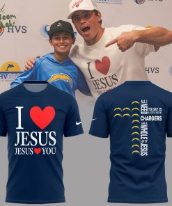 Limited Edition I Love Jesus Blue Shirt