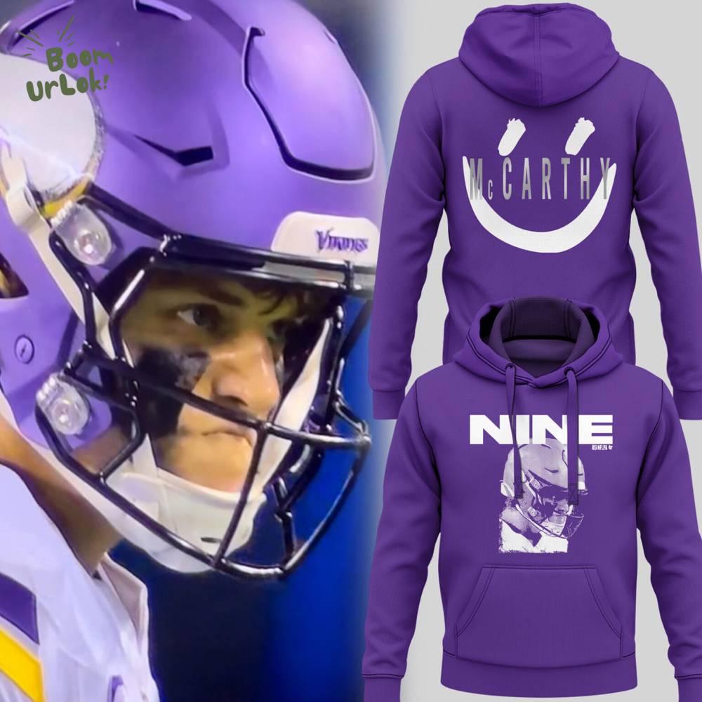 Limited Edition J.J. McCarthy: Nine Purple Hoodie Limited Edition J.J. McCarthy: Nine Purple Hoodie