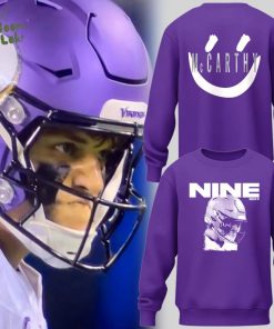 Limited Edition J.J. McCarthy: Nine Purple Sweatshirt