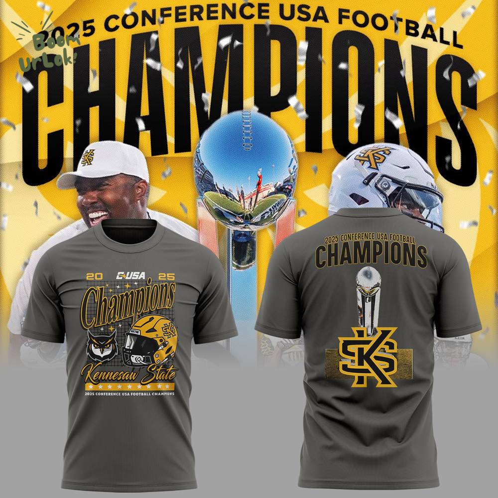 Limited Edition K.State 2025 CUSA Football Champs Shirt Limited Edition K.State 2025 CUSA Football Champs Shirt