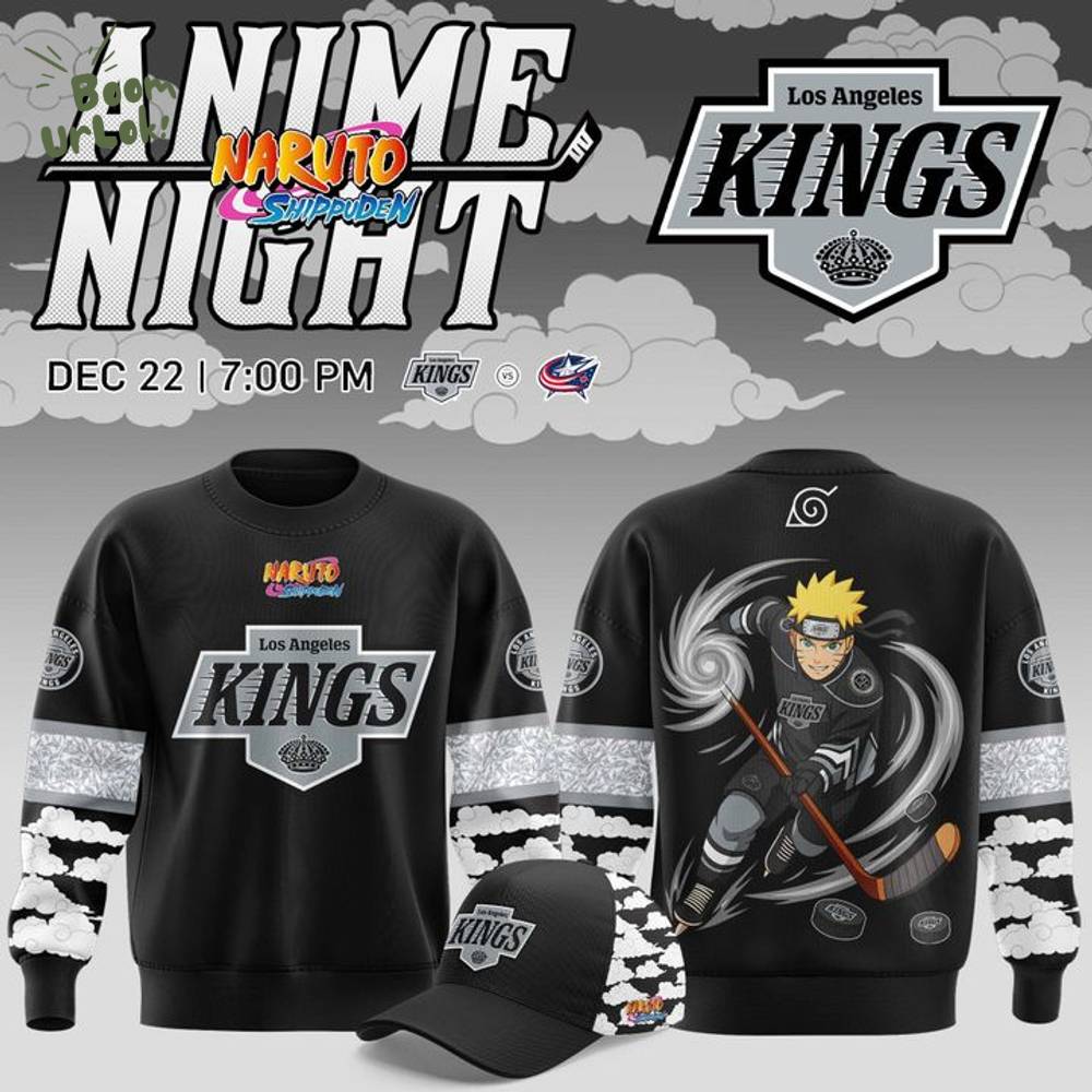 Limited Edition Los Angeles Kings '' Anime Night '' Naruto Shippuden Sweatshirt 2025 Limited Edition Los Angeles Kings '' Anime Night '' Naruto Shippuden Sweatshirt 2025