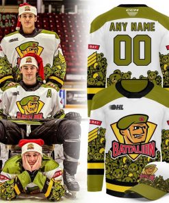 Limited Edition North Bay Battalion” Teddy Bear Toos ” jersey 2025