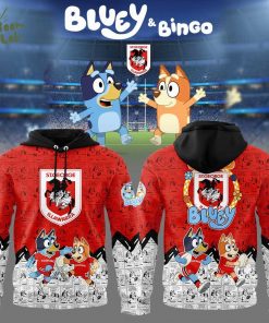 Limited Edition St.Dragons Bluey and Bingo Comic Hoodie