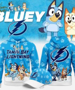 Limited Edition Tampa Bay Lightning x Bluey 2025 Hooodie