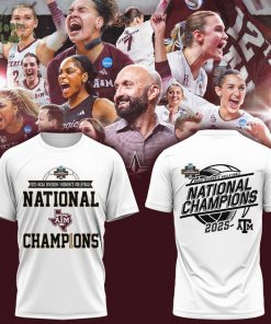 Limited Edition Texas A&M Champions🏆Volleyball Championship 2025 T-Shirts