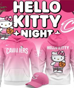 Limited edition Hoodie Cleveland Cavaliers x Hello Kitty for fans