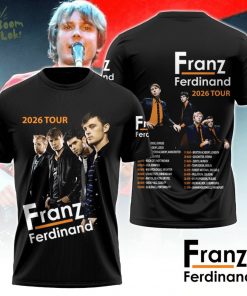 Limitted Edition Franz Ferdinand Tour 2026 3D T-Shirt