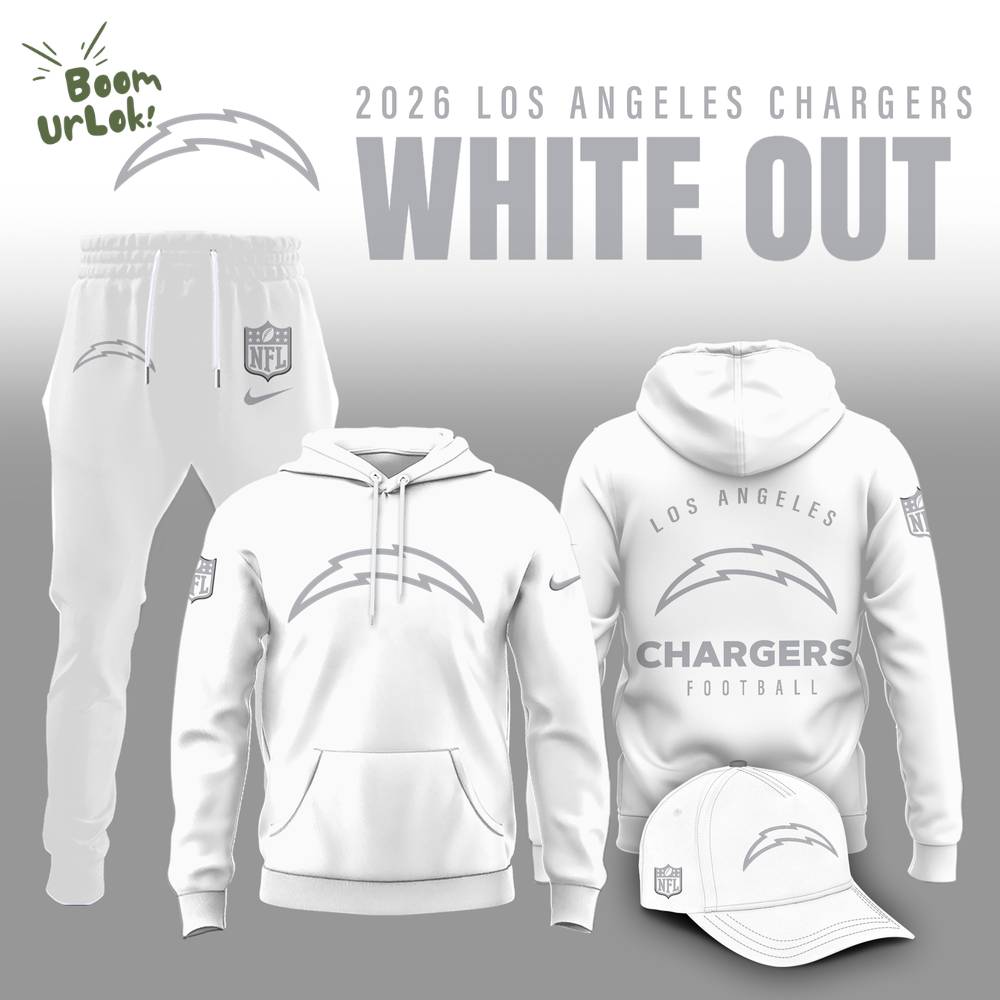 Los Angeles Chargers 2026 White Out Limited Edition Shirt Los Angeles Chargers 2026 White Out Limited Edition Shirt