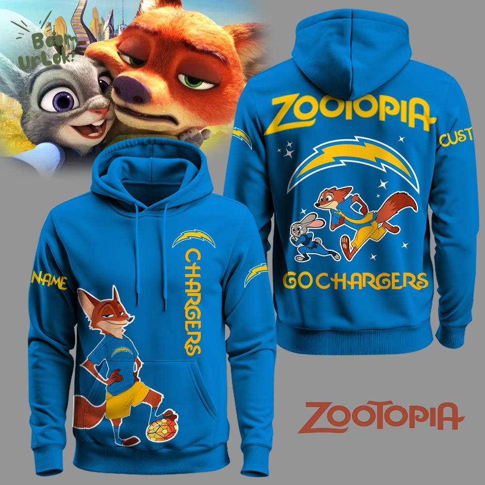 Los Angeles Chargers Football Zootopia Hoodie 2025 Limited Edition-3D Unisex Hoodie Los Angeles Chargers Football Zootopia Hoodie 2025 Limited Edition-3D Unisex Hoodie