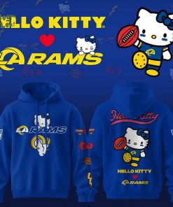 Los Angeles Rams x Hello Kitty Limited Blue Hoodie