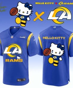 Los Angeles Rams x Hello Kitty Limited Blue Jersey