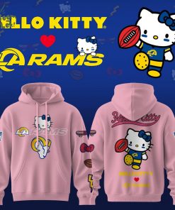 Los Angeles Rams x Hello Kitty Limited Pink Hoodie