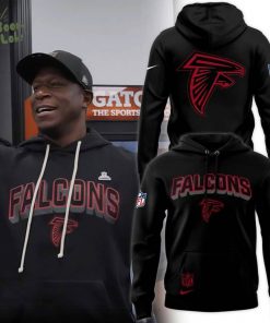 Men’s Atlanta Falcons Nike Black Sideline Coach Hoodie