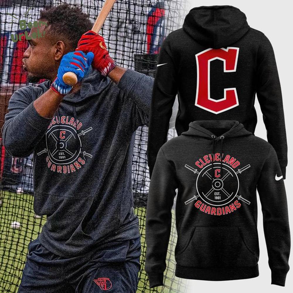 Men's Cleveland Guardians Nike Navy Collection Hoodie Men's Cleveland Guardians Nike Navy Collection Hoodie