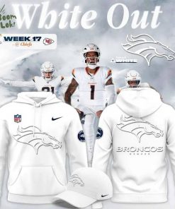 Men’s Nike White Denver Broncos Sideline Standard Issue Alt Hoodie
