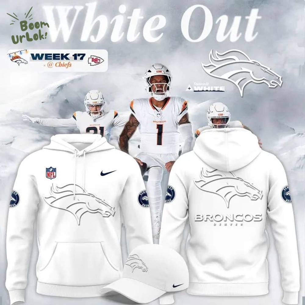 Men's Nike White Denver Broncos Sideline Standard Issue Alt Hoodie Men's Nike White Denver Broncos Sideline Standard Issue Alt Hoodie