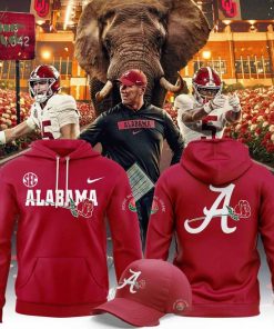 Men’s Red Alabama Crimson Tide 2026 Rose Bowl Game Hoodie – Red