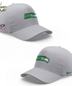 Men’s Seattle Seahawks Nike Gray 2025 Rivalries Collection Sideline Full-Hoodie