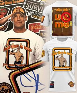 Men’s White John Cena Farewell Tour 2025 San Diego T-Shirt
