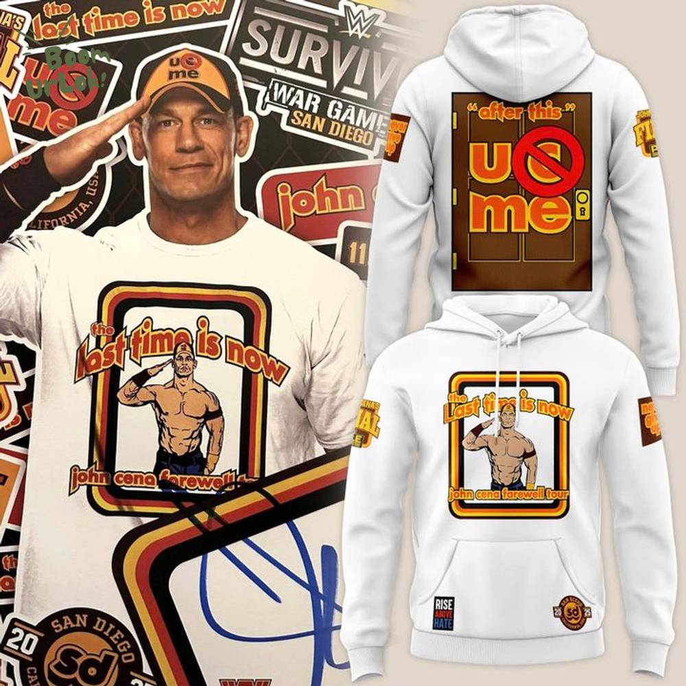 Men's White John Cena Farewell Tour 2025 San Diego hoodie Men's White John Cena Farewell Tour 2025 San Diego hoodie