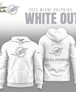 Miami Dolphins 2026 White Out Limited Edition Shirt