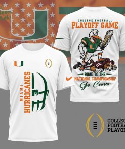 Miami Hurricanes | Premium NCAA College Football Playoff Game 3D Shirt