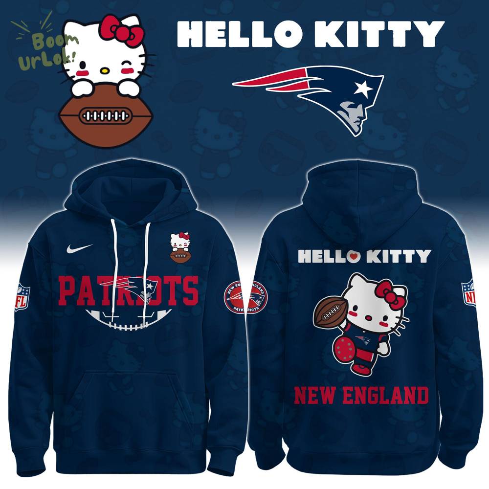 NE Patriots Special Hello Kitty Limited Edition Hoodie NE Patriots Special Hello Kitty Limited Edition Hoodie