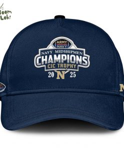 Navy Midshipmen – Back-to-Back CIC Trophy Champions 2025 Shirt