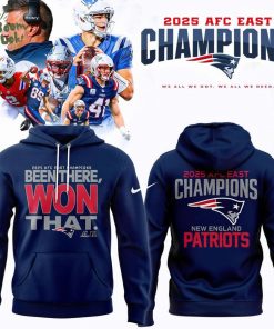 New England Patriots 2025 AFC East Champions Hoodie Limited Edition