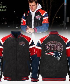 New England Patriots Black Raglan Jacket