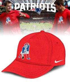 New England Patriots Classic Logo Hoodie – Red