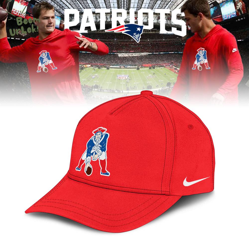New England Patriots Classic Logo Hoodie – Red New England Patriots Classic Logo Hoodie – Red