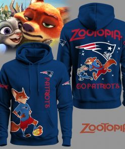 New England Patriots Football Zootopia Hoodie 2025 Limited Edition-3D Unisex Hoodie