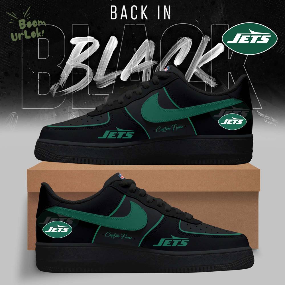 New York Jets – 2025 Back In Black Limited Edition AF1 New York Jets – 2025 Back In Black Limited Edition AF1