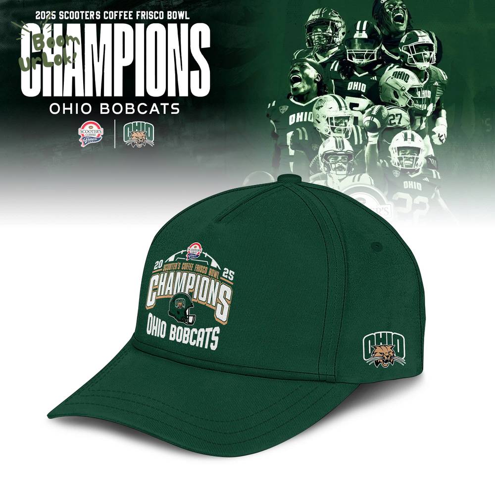 Ohio Bobcats 2025 Scooter’s Coffee Frisco Bowl Champions T-shirt Ohio Bobcats 2025 Scooter’s Coffee Frisco Bowl Champions T-shirt