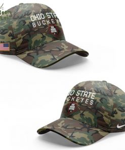 Ohio State Football Military Appreciation Camo Hoodie 2025