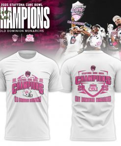Old Dominion Monarchs 2025 Cure Bowl Champions T-shirt