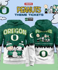 Oregon Ducks x 75th Anniversary Of Peanuts 2025 Hoodie