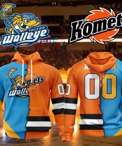 Personalized Toledo Walleye x Fort Wayne Komets Hoodie Hockey Team Apparel-3D Unisex Hoodie