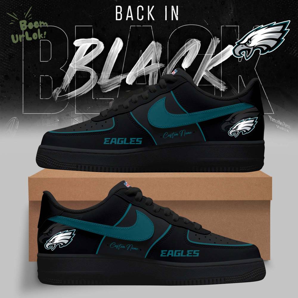 Philadelphia Eagles – 2025 Back In Black Limited Edition AF1 Philadelphia Eagles – 2025 Back In Black Limited Edition AF1