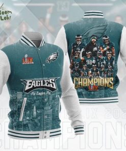 Philadelphia Eagles Baseball Jacket