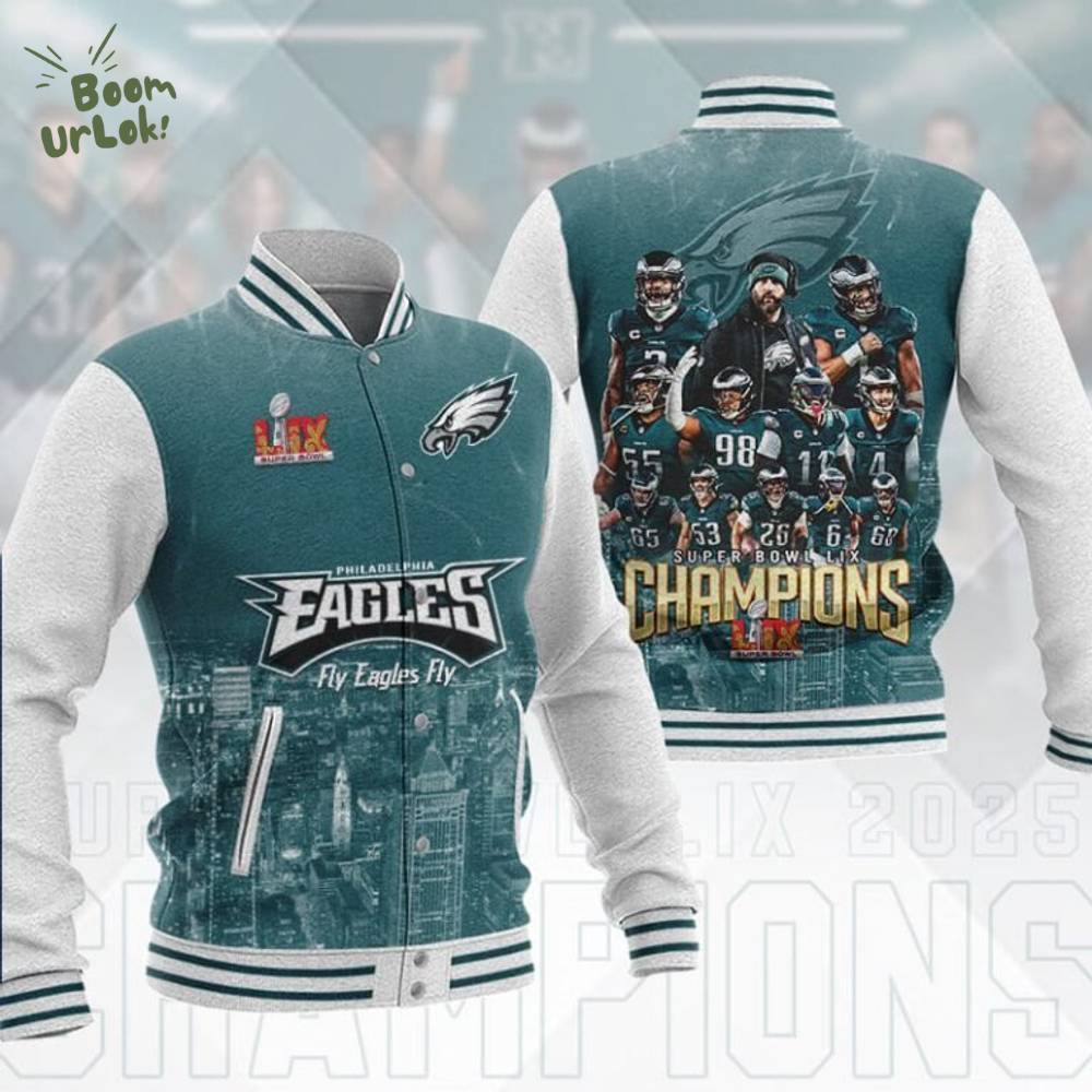Philadelphia Eagles Baseball Jacket Philadelphia Eagles Baseball Jacket