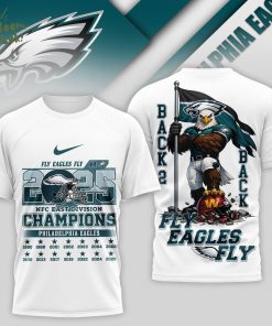 Philadelphia Eagles | Premium NFL 2025 NFC East Champions 3D Shirt