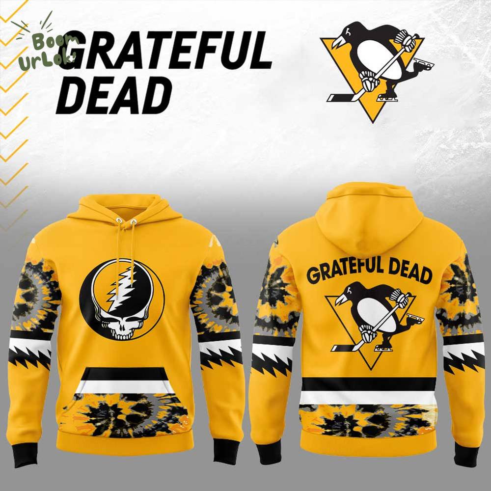 Pittsburgh Penguins Grateful Dead 2025 Hoodie Pittsburgh Penguins Grateful Dead 2025 Hoodie