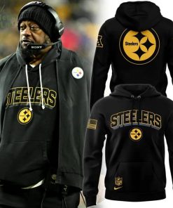 Pittsburgh Steelers Nike Black Coach Mike Tomlin Hoodie