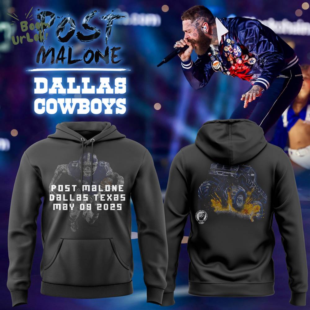 Post Malone X Dallas Cowboys Doomsday Defense Hoodie-V2 Post Malone X Dallas Cowboys Doomsday Defense Hoodie-V2