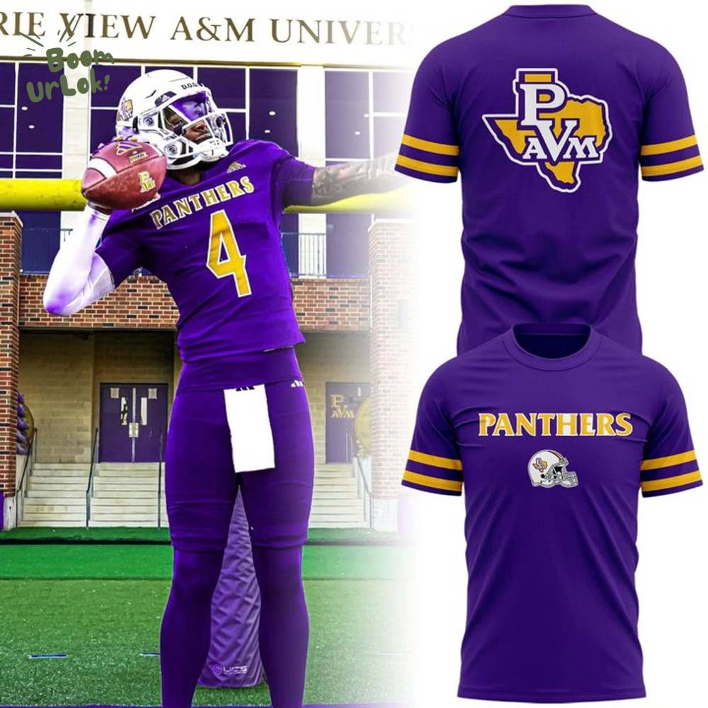 Prairie View A&M Football Celebration Bowl Panther T-Shirt - Special Edition Prairie View A&M Football Celebration Bowl Panther T-Shirt - Special Edition
